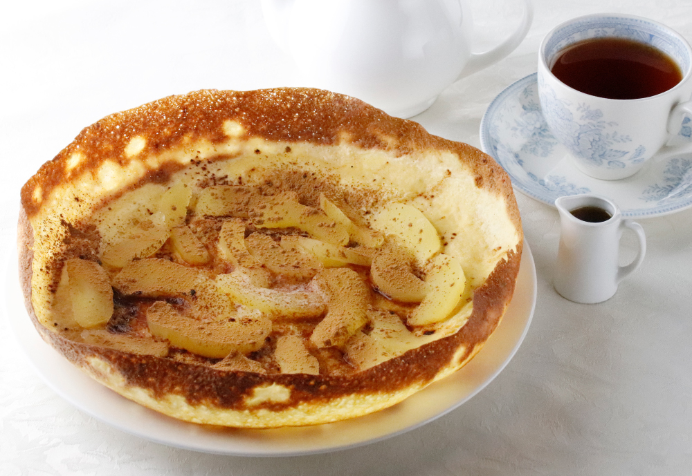 林檎のパンケーキ
